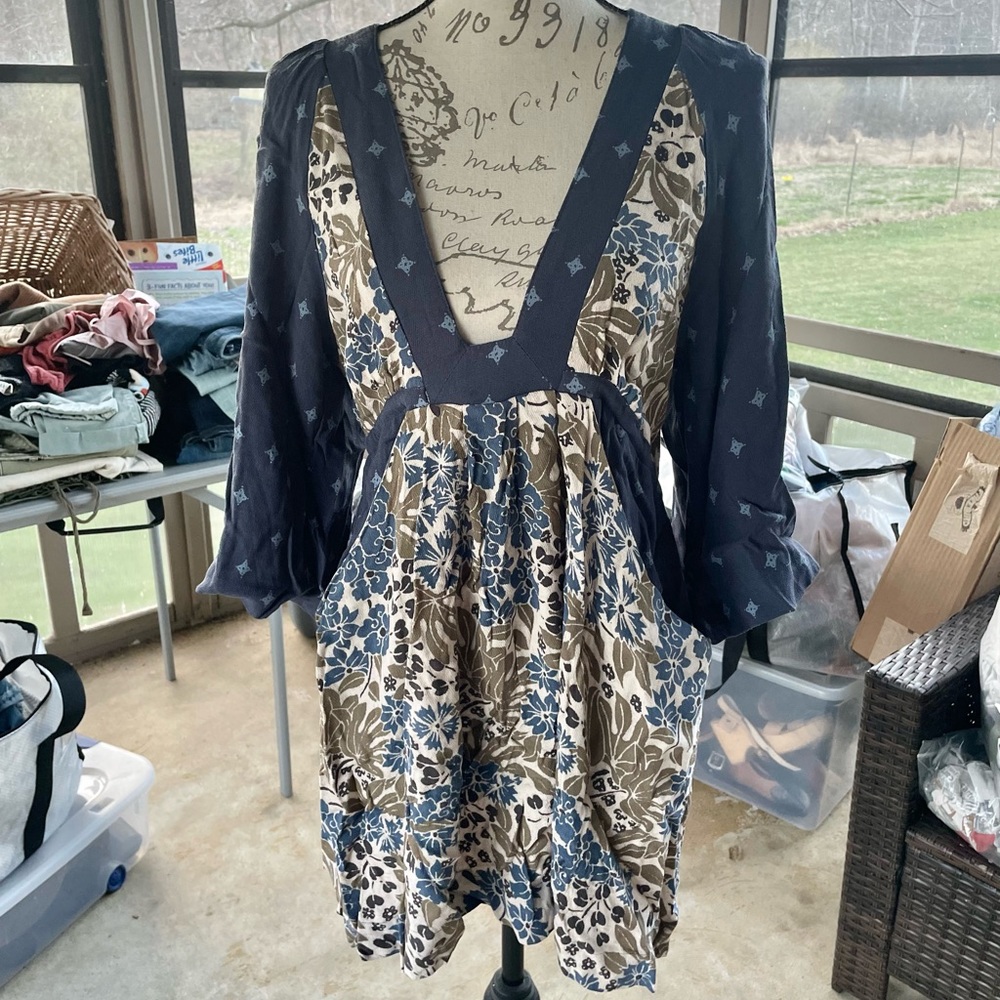 Free People tunic loose top shirt